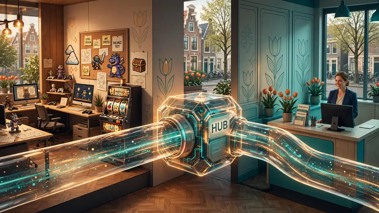 Nederlandse casino studio met Blueprint Gaming spellen via aggregator