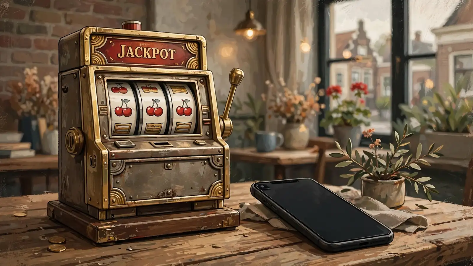 Oude gokkasten mobiel spelen: gratis of betaald